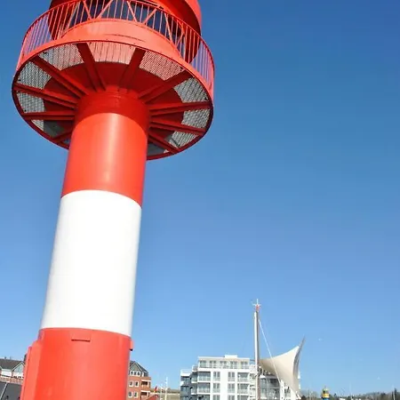 Apartmán Apartmenthaus Hafenspitze Ap 32, Blickrichtung Binnenhafen Nordoffenes Meer *