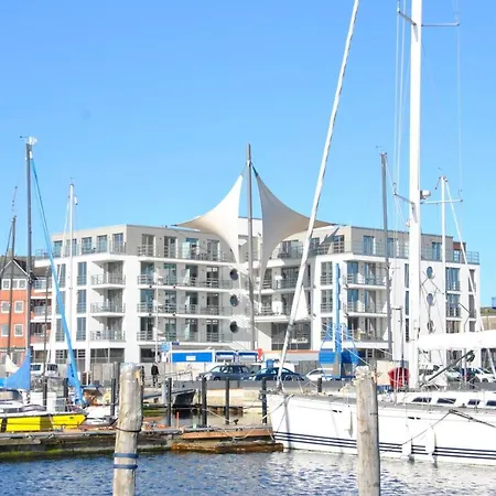 Apartmenthaus Hafenspitze Ap 32, Blickrichtung Binnenhafen Nordoffenes Meer